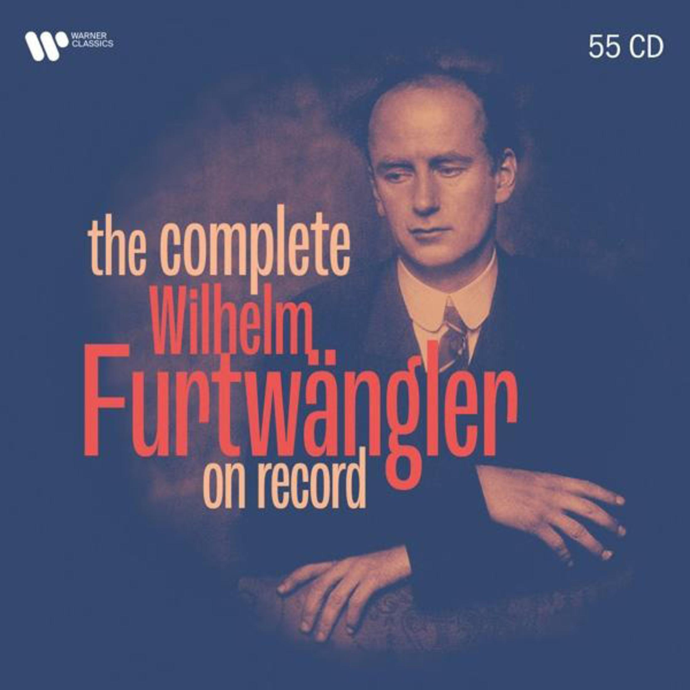 Ritratto di un uomo intitolato 'The Complete Wilhelm Furtwängler on Record'.
