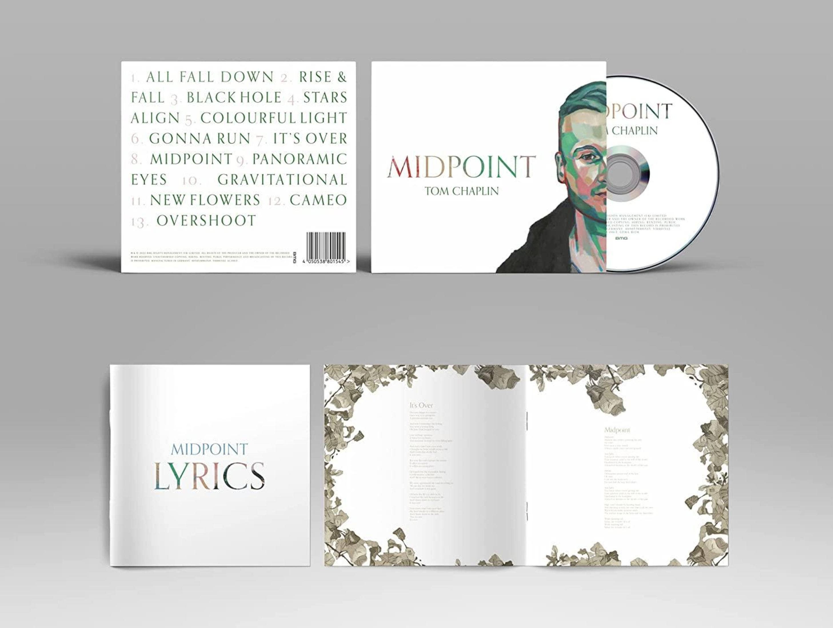 Copertina CD con ritratto e tracklist. Vista interna con testi canzoni.