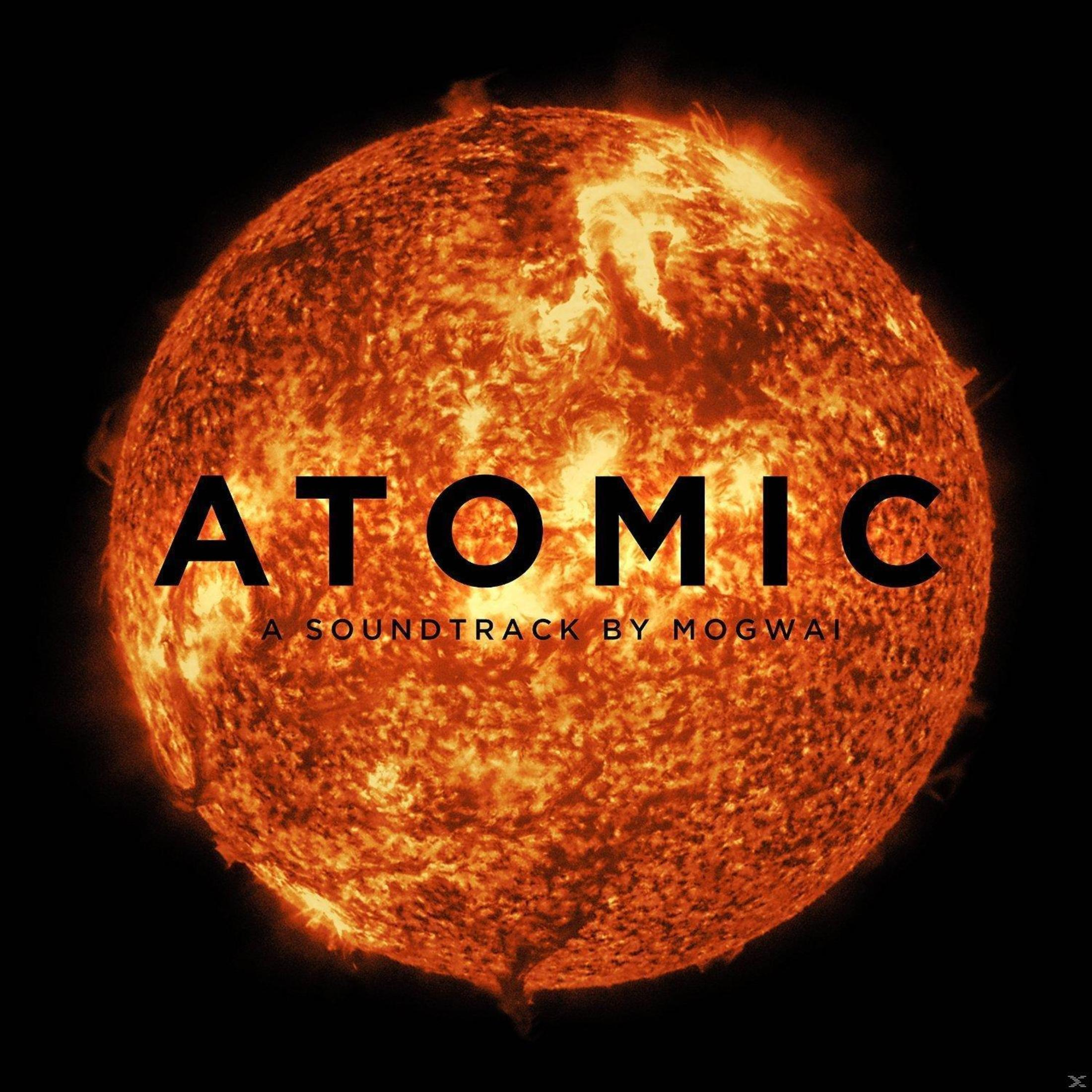 Il sole con le parole ATOMIC e A SOUNDTRACK BY MOGWAI.