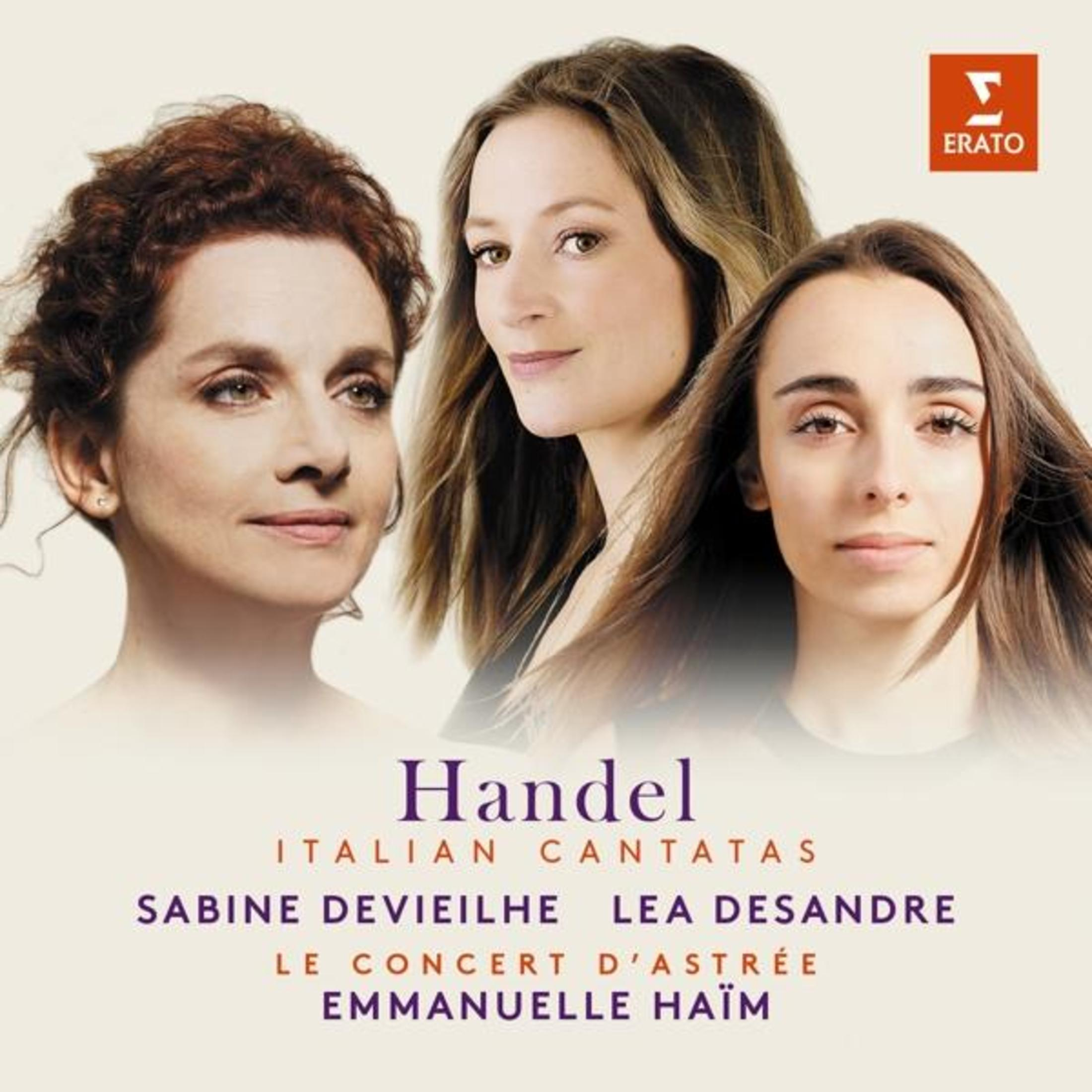Tre ritratti di donne per la copertina di un album intitolato "Handel".