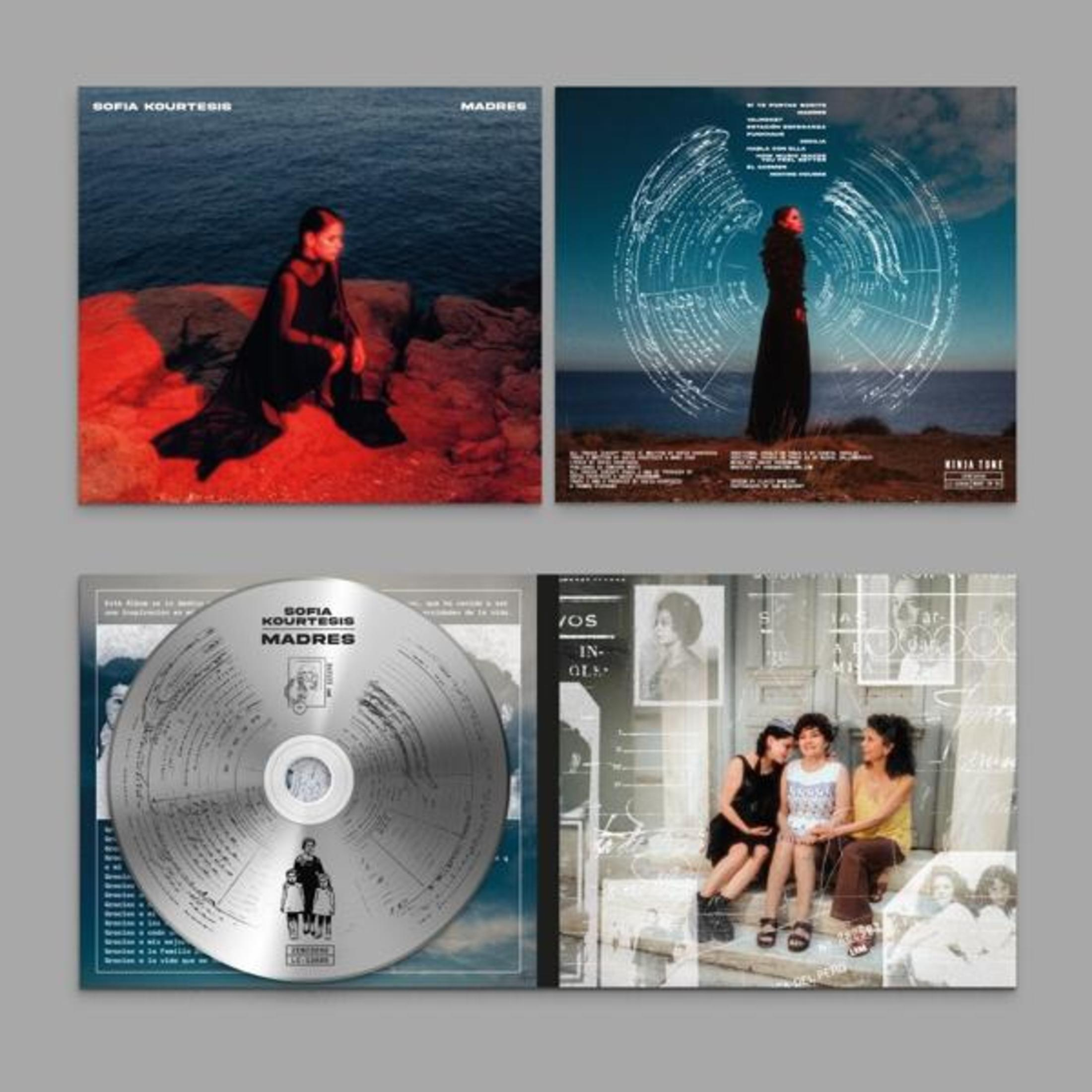 Copertina album: donna sul mare, CD con tracklist.