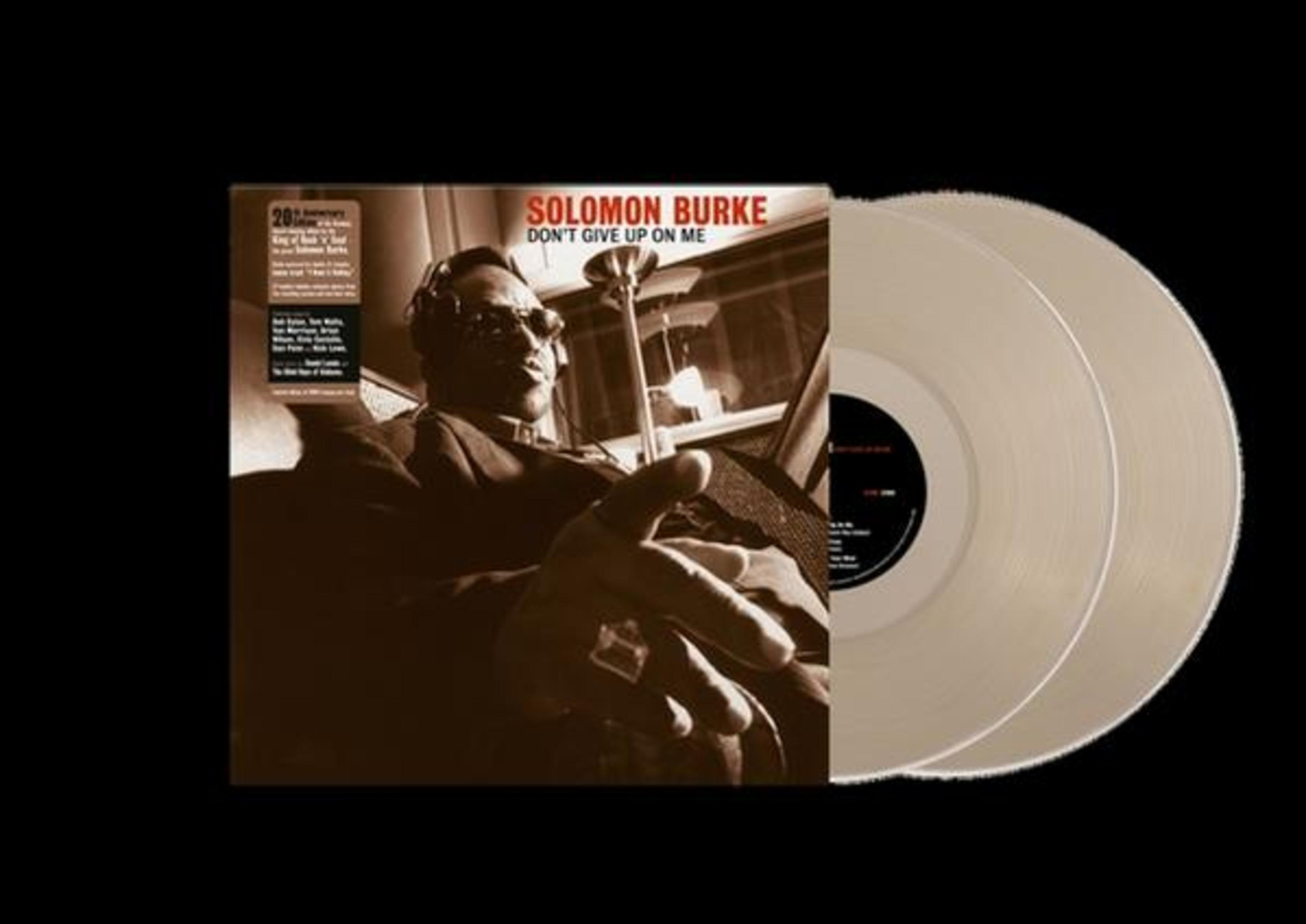 LP di Solomon Burke "Don't Give Up On Me" con due dischi in vinile.
