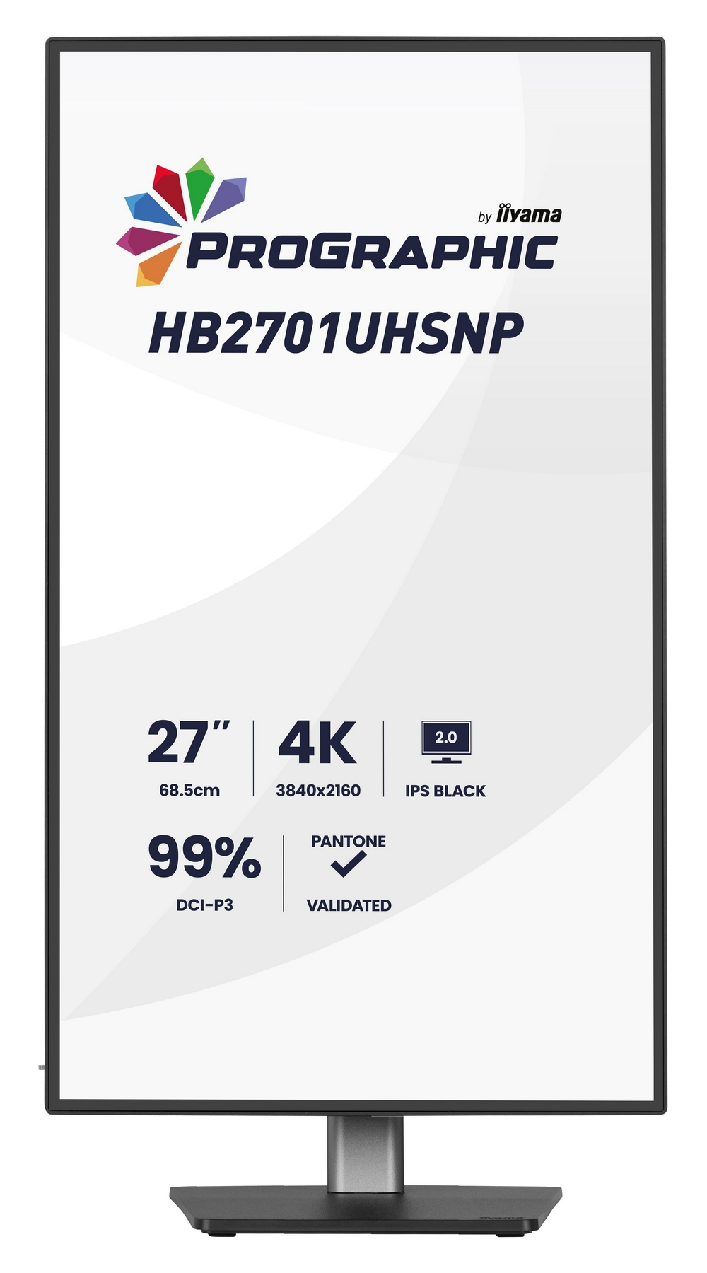 Monitor 4K 27 cali HB2701UHSNP iiyama, 99% DCI-P3.