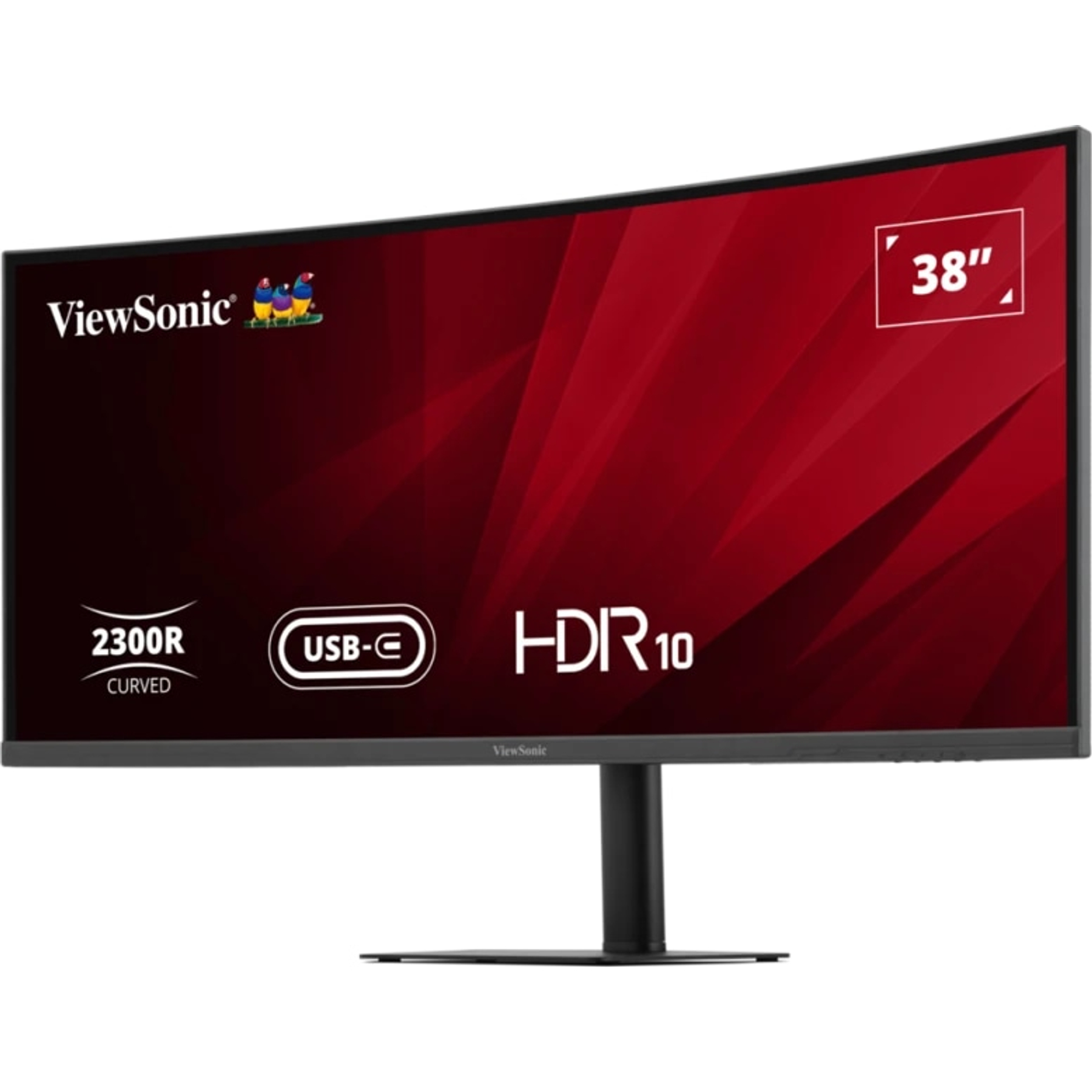 Zakrzywiony monitor ViewSonic 38 cali z HDR10 i złączem USB-C.