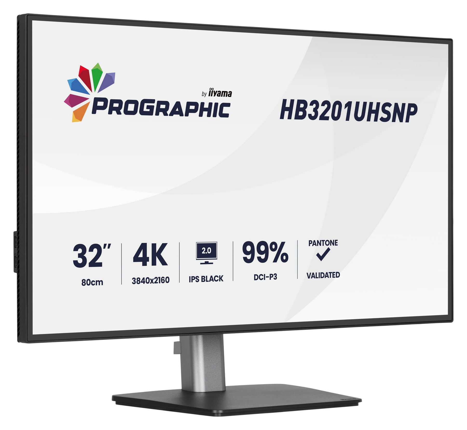 Monitor 4K 32 cale, 80cm, IPS Black, 99% DCI-P3, Pantone Walidowany.
