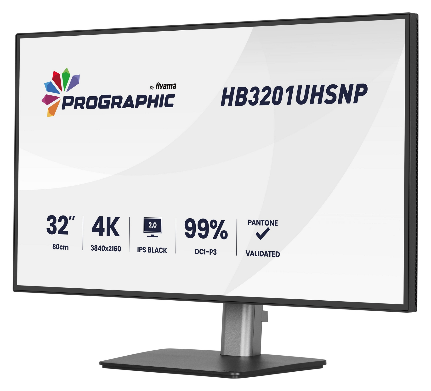 Monitor 4K 32" firmy iiyama, ProGraphic HB3201UHSNP.
