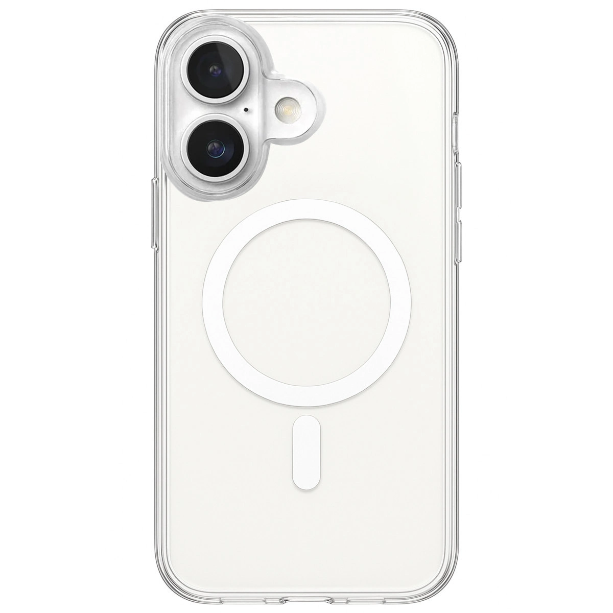 NEWFACE iPhone 17 Uyumlu Magneticsafe Silikon Telefon Kılıfı Şeffaf