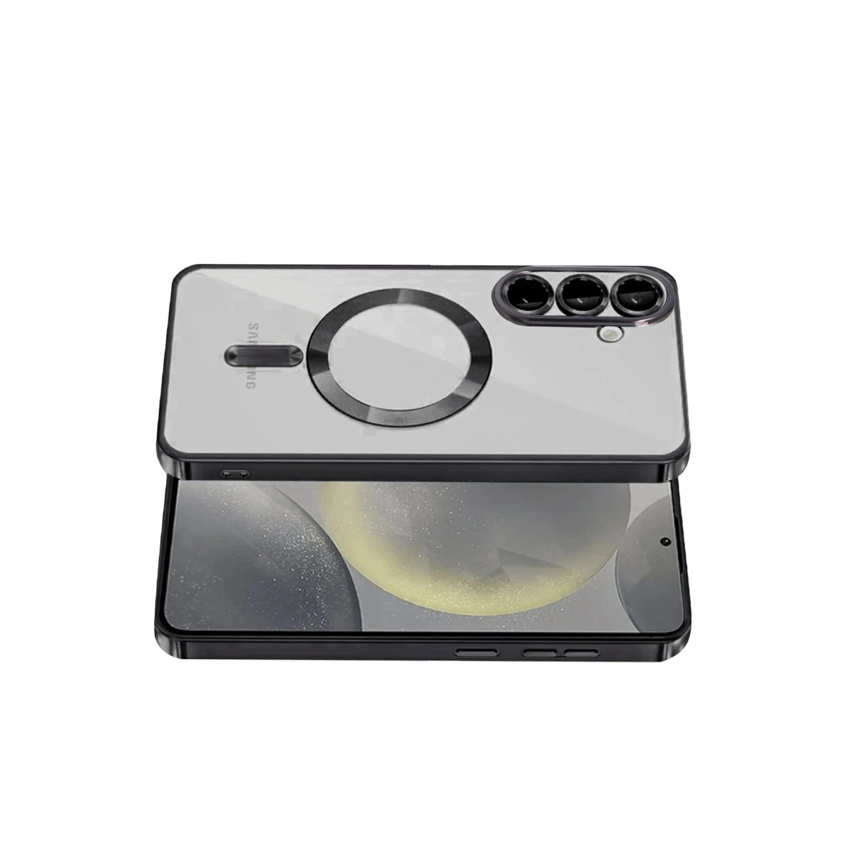 NEWFACE Samsung Galaxy S26 Plus Uyumlu Kross Magneticsafe Telefon Kılıfı Siyah