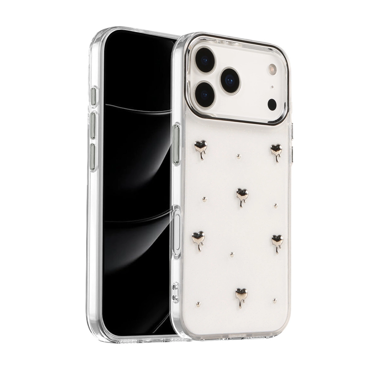 NEWFACE iPhone 17 Pro Uyumlu Fiyonk Desenli Telefon Kılıfı Çok Renkli