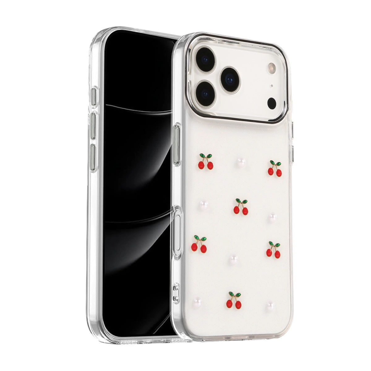 NEWFACE iPhone 17 Pro Uyumlu Fiyonk Desenli Telefon Kılıfı Çok Renkli
