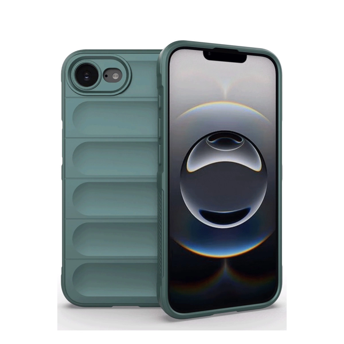 NEWFACE iPhone 16e Uyumlu Optimum Silikon Telefon Kılıfı Yeşil
