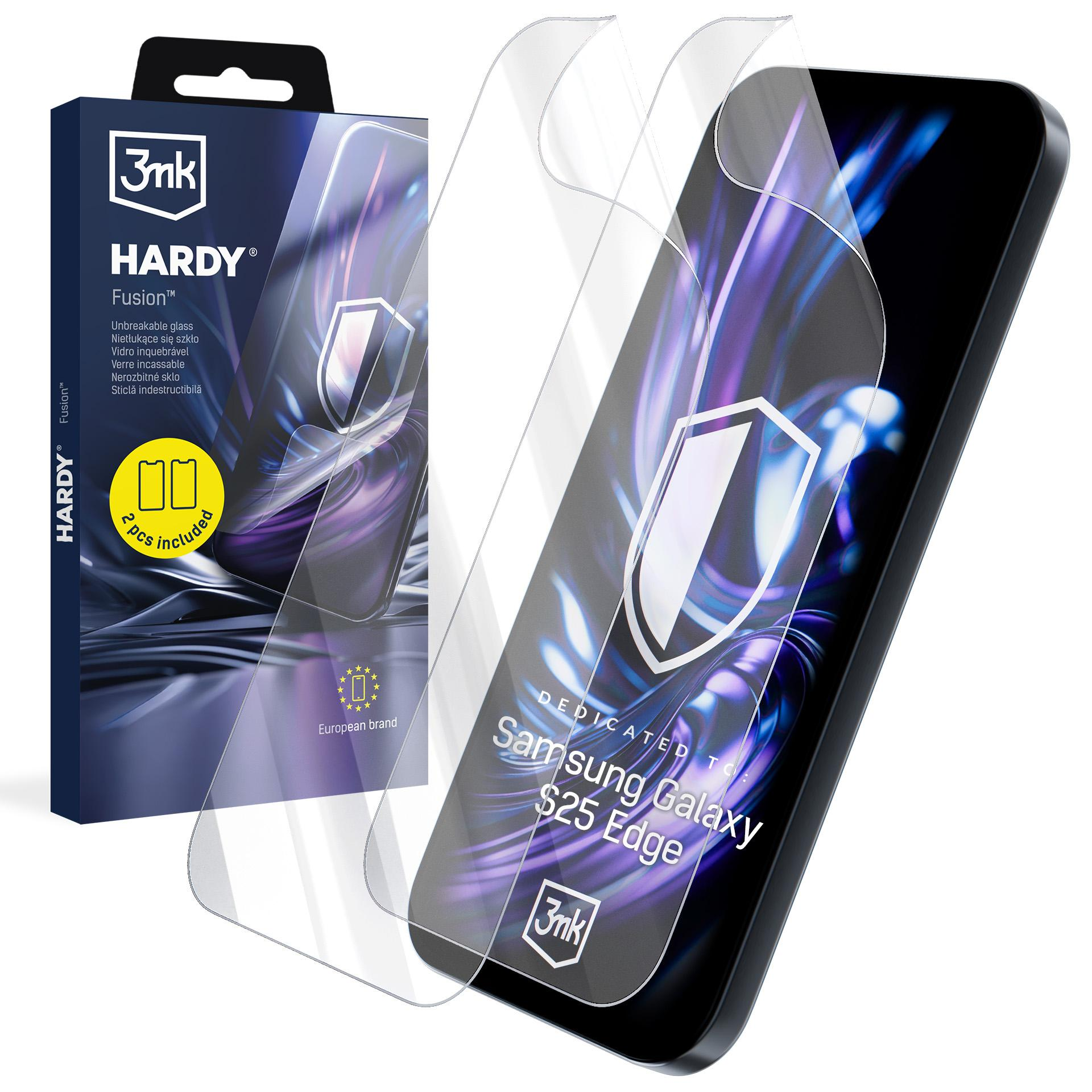 Folia ochronna 3mk Hardy Fusion do Samsung Galaxy S25 Edge, 2 szt.