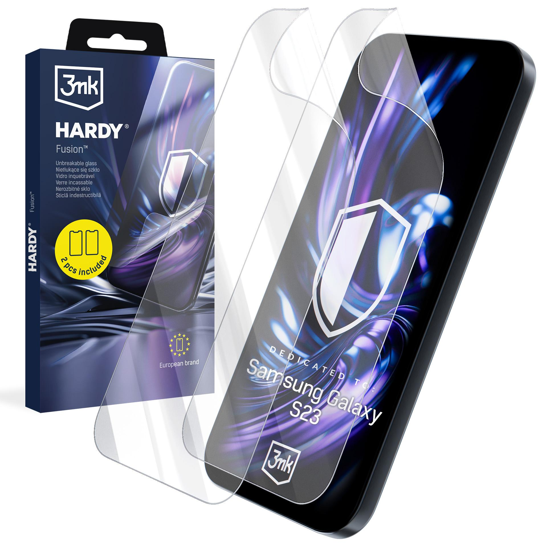 Folia ochronna 3mk Hardy Fusion do Samsung Galaxy S23, 2 szt.