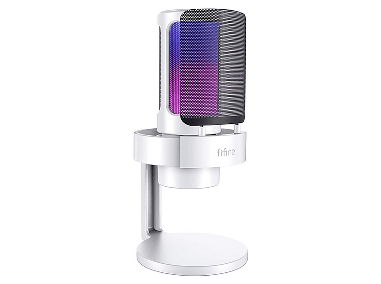 FIFINE Ampligame A8 USB Kablolu Yayıncı Bilgisayar Mikrofonu Beyaz