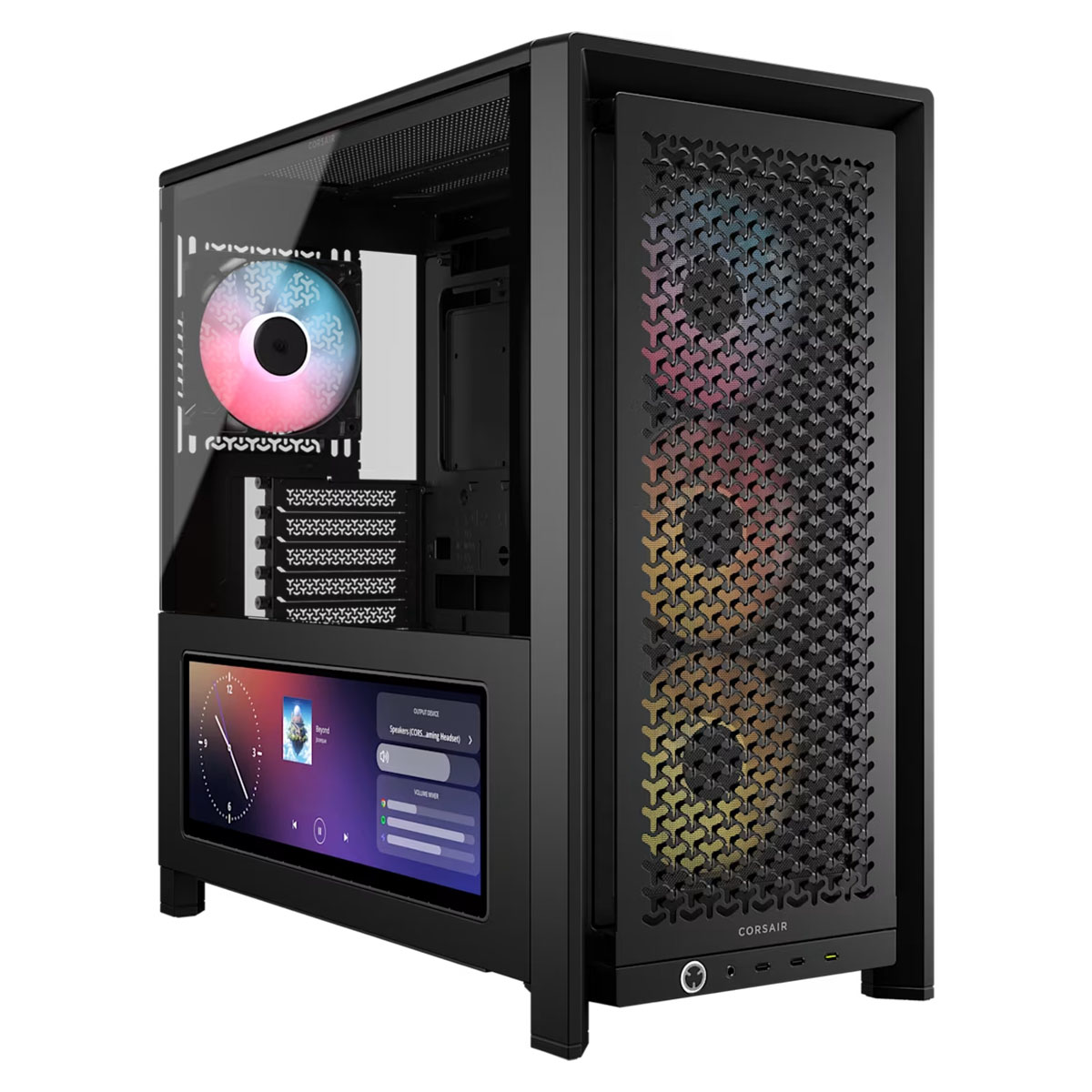Corsair FRAME 4000D LCD RS Siyah RGB Fanlı