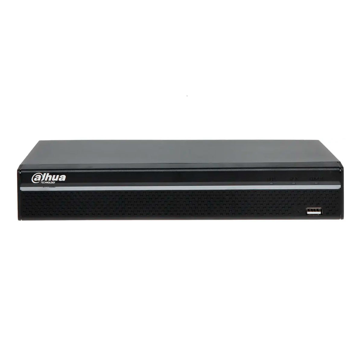 DVR nero con logo Dahua e porta USB frontale.