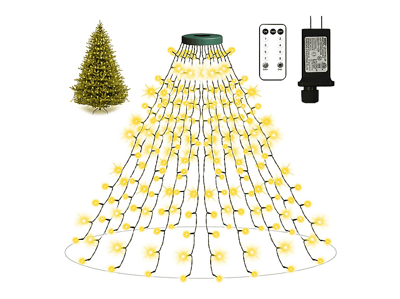 XUIGORT USB (mit Fernbedienung), 8 Beleuchtungsmodi Lichtdekoration ...