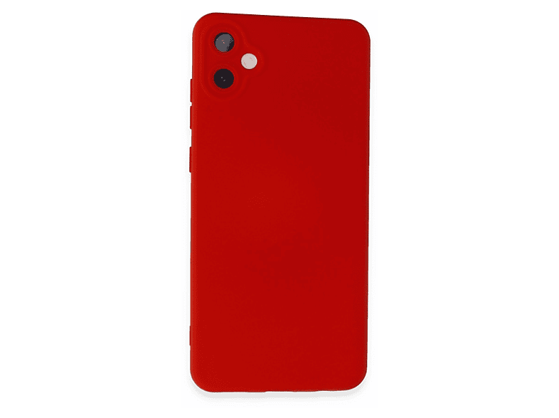 NEWFACE Samsung Galaxy A05 Uyumlu Nano İçi Kadife Silikon Telefon Kılıfı Kırmızı