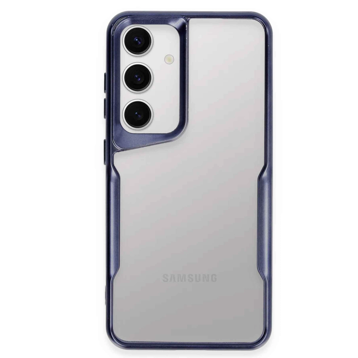 NEWFACE Samsung Galaxy S24 Uyumlu Boyi Silikon Telefon Kılıfı Lacivert