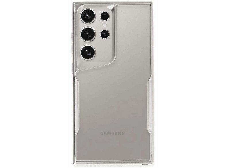 NEWFACE Samsung Galaxy S24 Ultra Uyumlu Boyi Silikon Telefon Kılıfı Gümüş