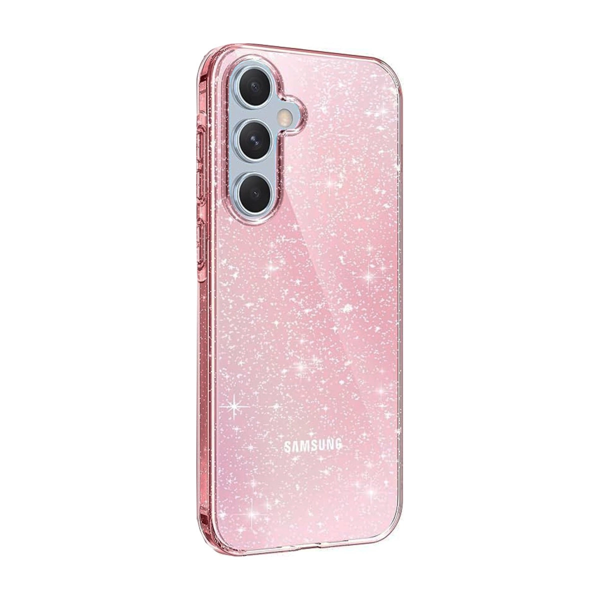NEWFACE Samsung Galaxy A15 4G Uyumlu Glow Telefon Kılıfı Pembe