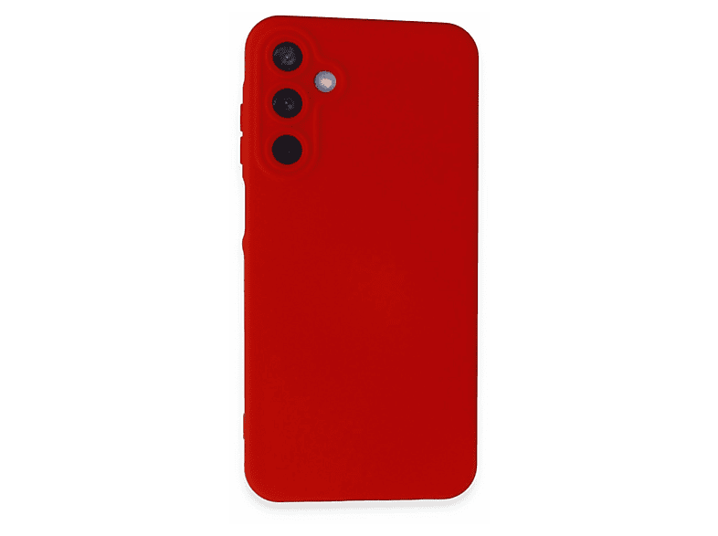 NEWFACE Samsung Galaxy A05S Uyumlu Nano İçi Kadife Silikon Telefon Kılıfı Kırmızı