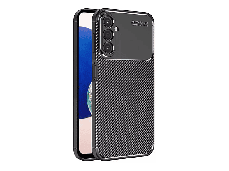 NEWFACE Samsung Galaxy A05S Uyumlu Auto Focus Karbon Telefon Kılıfı Siyah