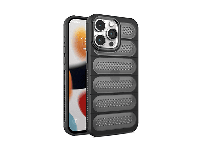 NEWFACE iPhone 15 Pro Max Uyumlu Airmax Silikon Telefon Kılıfı Siyah