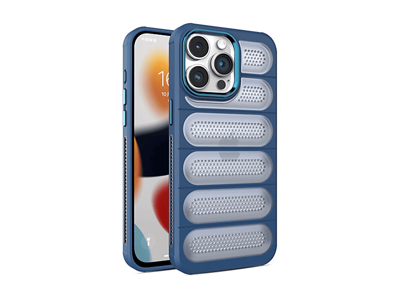 NEWFACE iPhone 14 Pro Uyumlu Airmax Silikon Telefon Kılıfı Lacivert