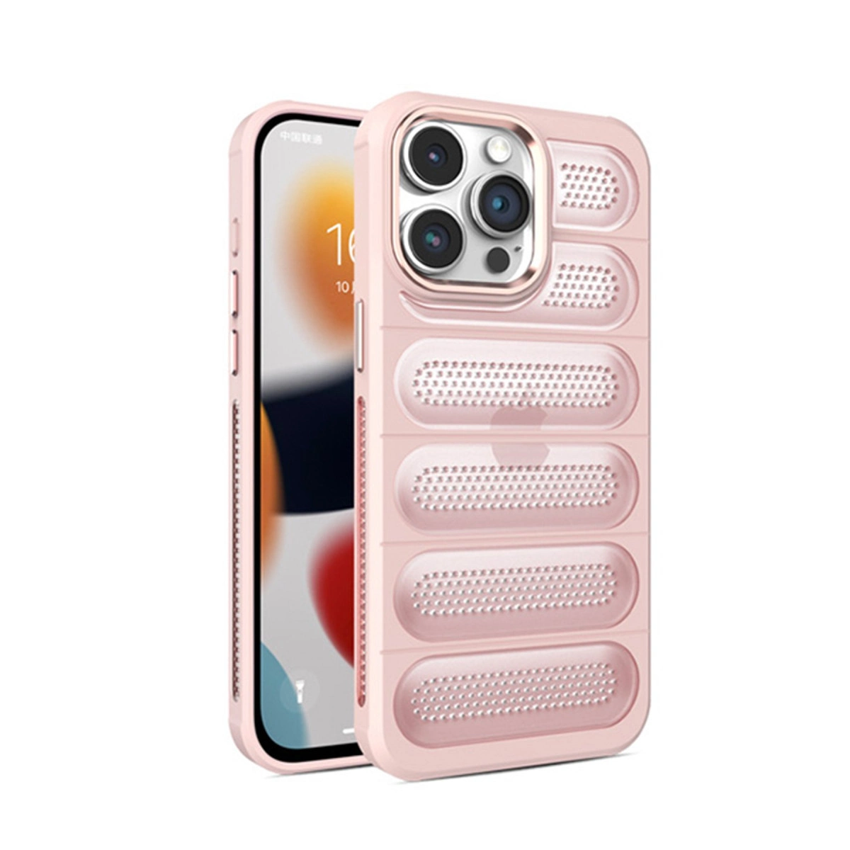 NEWFACE iPhone 15 Pro Uyumlu Airmax Silikon Telefon Kılıfı Pembe