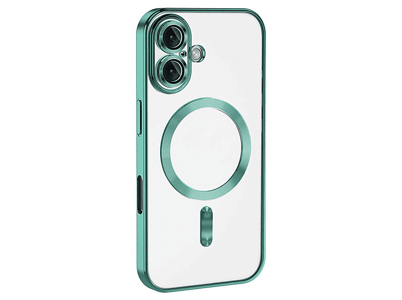 NEWFACE iPhone 16 Plus Uyumlu Kross Magneticsafe Telefon Kılıfı Turkuaz