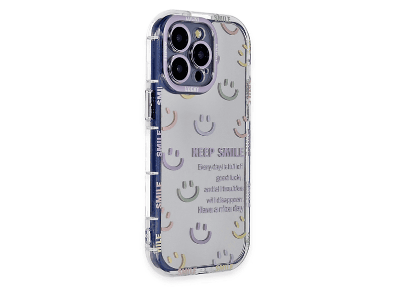 NEWFACE iPhone 14 Pro Uyumlu Reflexion Desenli Telefon Kılıfı Çok Renkli