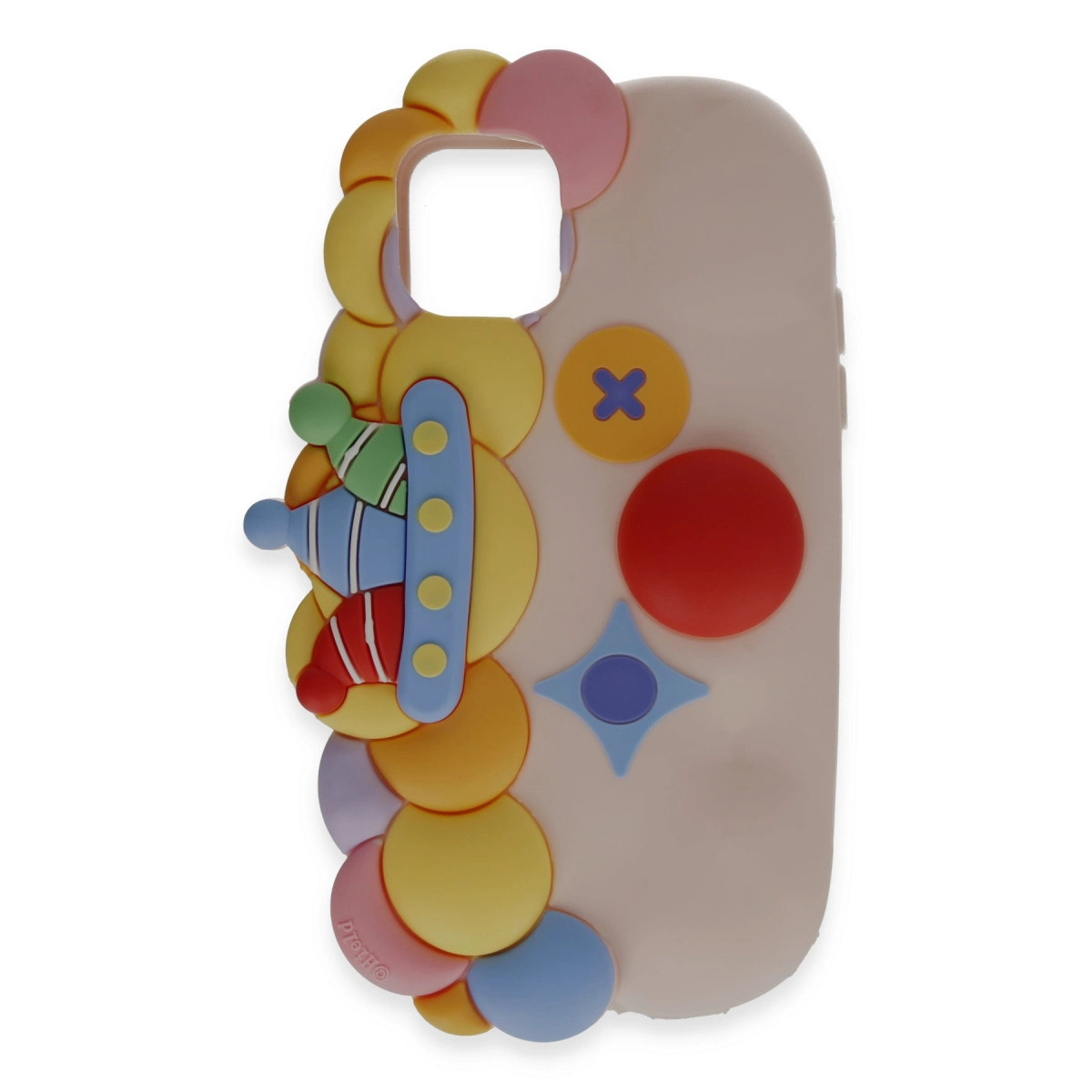 NEWFACE iPhone 11 Uyumlu Poky Karakter Silikon Telefon Kılıfı Çok Renkli