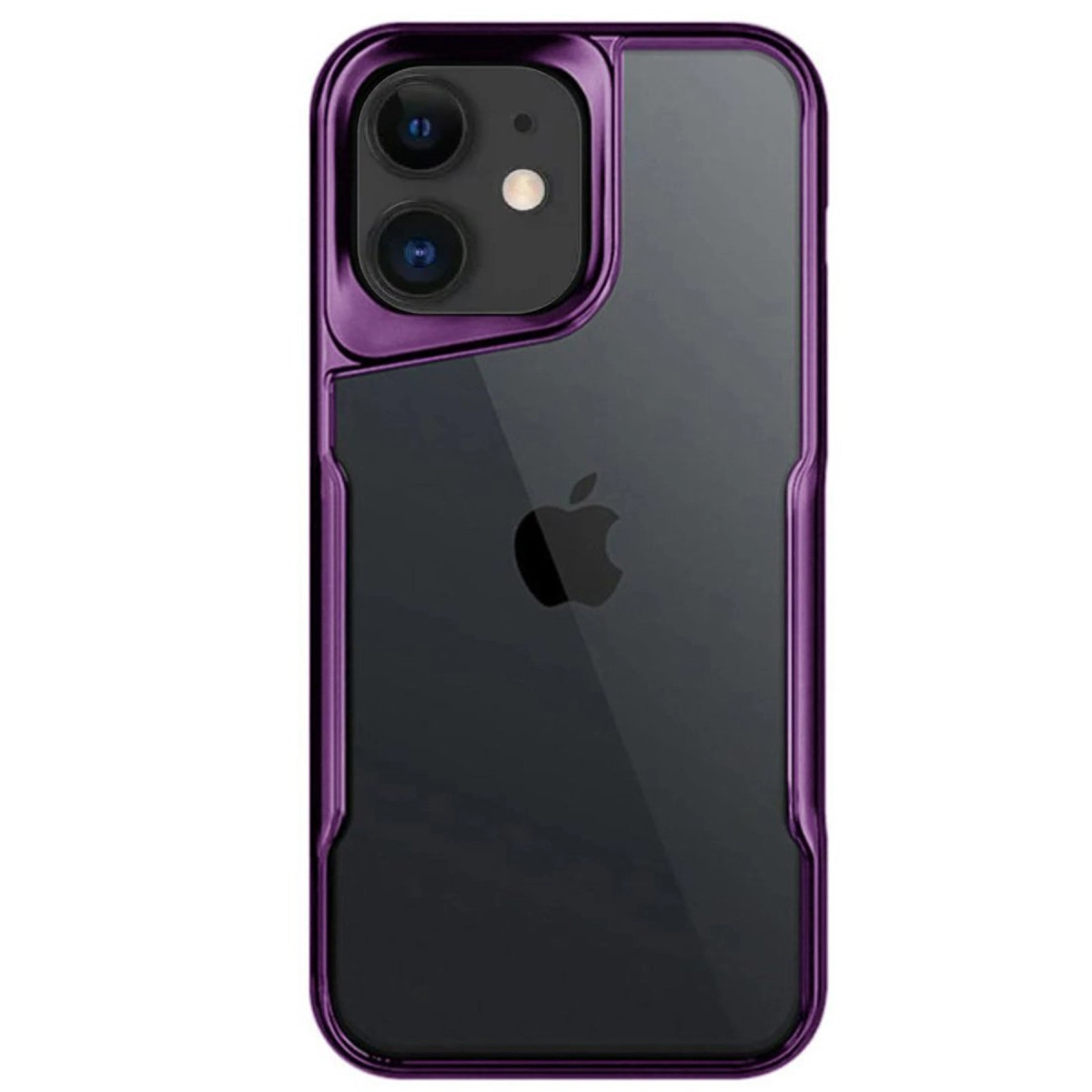 NEWFACE iPhone 11 Uyumlu Boyi Silikon Telefon Kılıfı Derin Mor