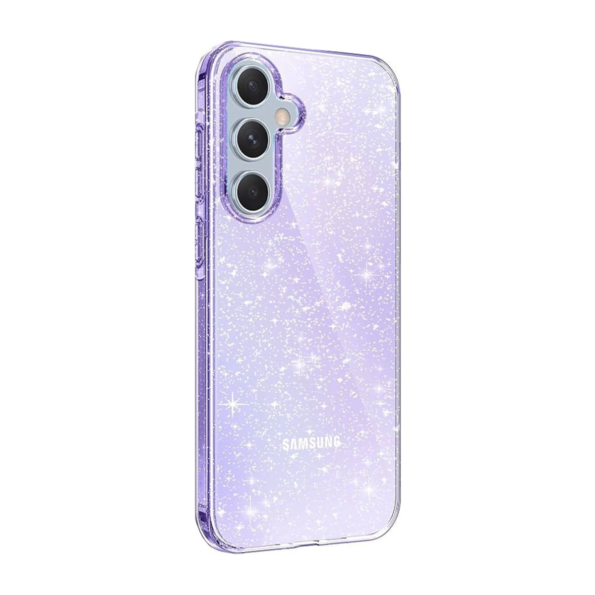 NEWFACE Samsung Galaxy A25 5G Uyumlu Glow Telefon Kılıfı Mor