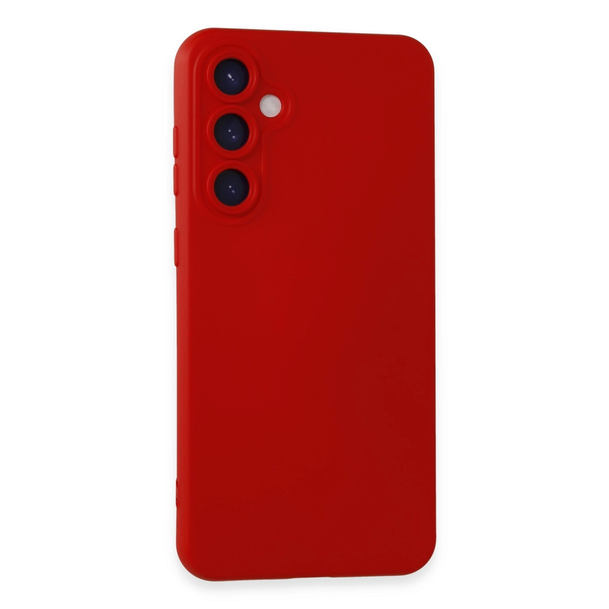 NEWFACE Samsung Galaxy S24 Uyumlu Nano İçi Kadife Silikon Telefon Kılıfı Kırmızı