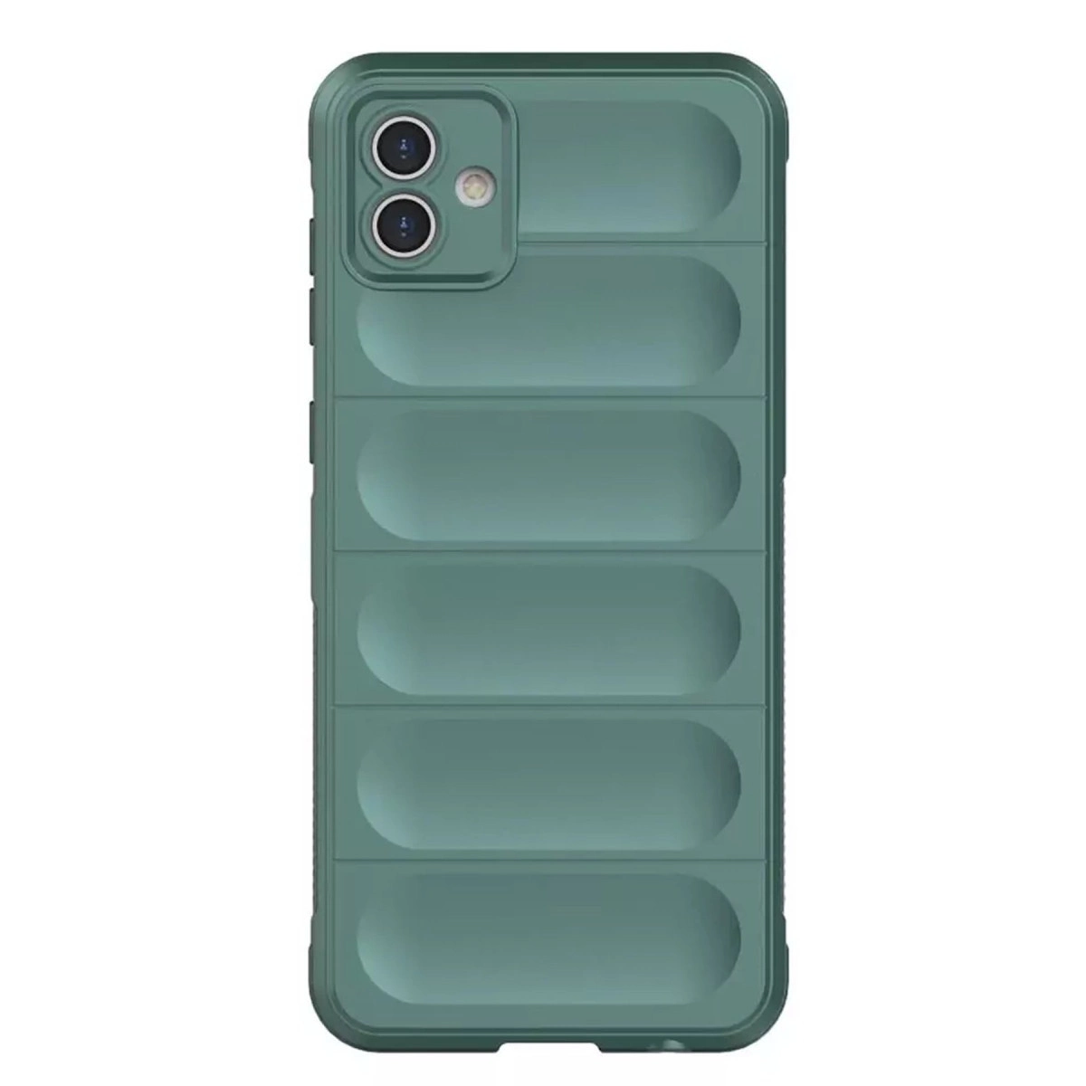 NEWFACE Samsung Galaxy A05 Uyumlu Optimum Silikon Telefon Kılıfı Koyu Yeşil