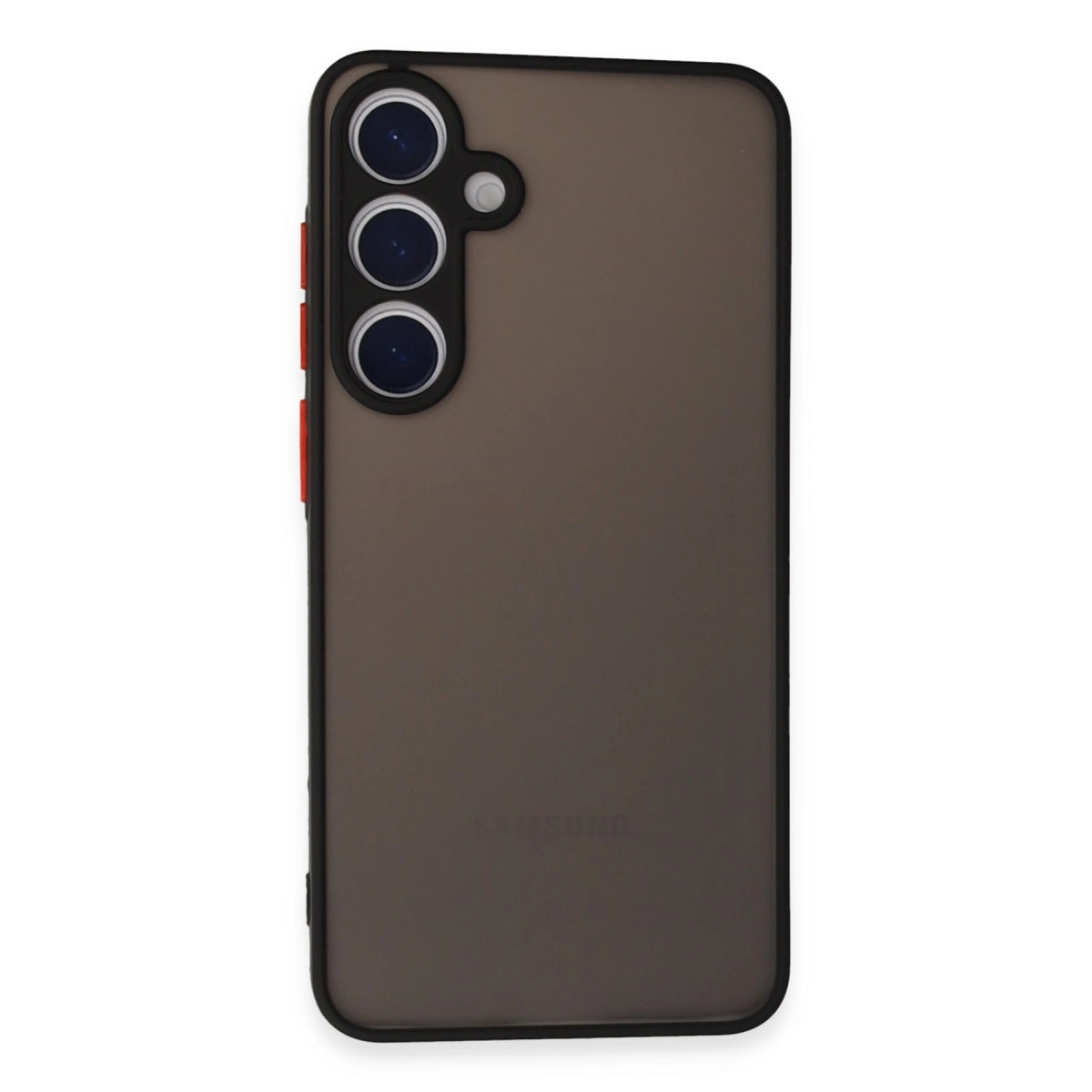 NEWFACE Samsung Galaxy S24 Uyumlu Montreal Silikon Telefon Kılıfı Siyah