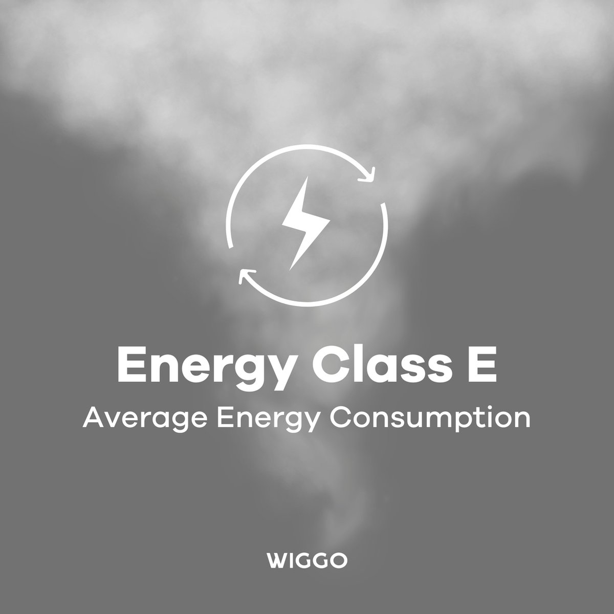Classe Énergétique E, Consommation Moyenne, Logo WIGGO
