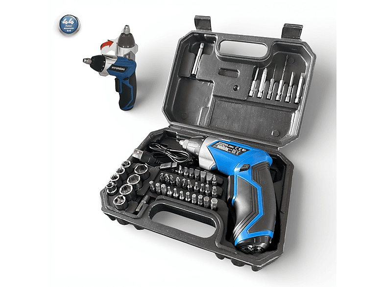 HYUNDAI POWER PRODUCTS HPA0416 4V 1.3Ah 4Nm 200 dev/dk 1/4” Hex Lokmalı Set Şarjlı Tornavida