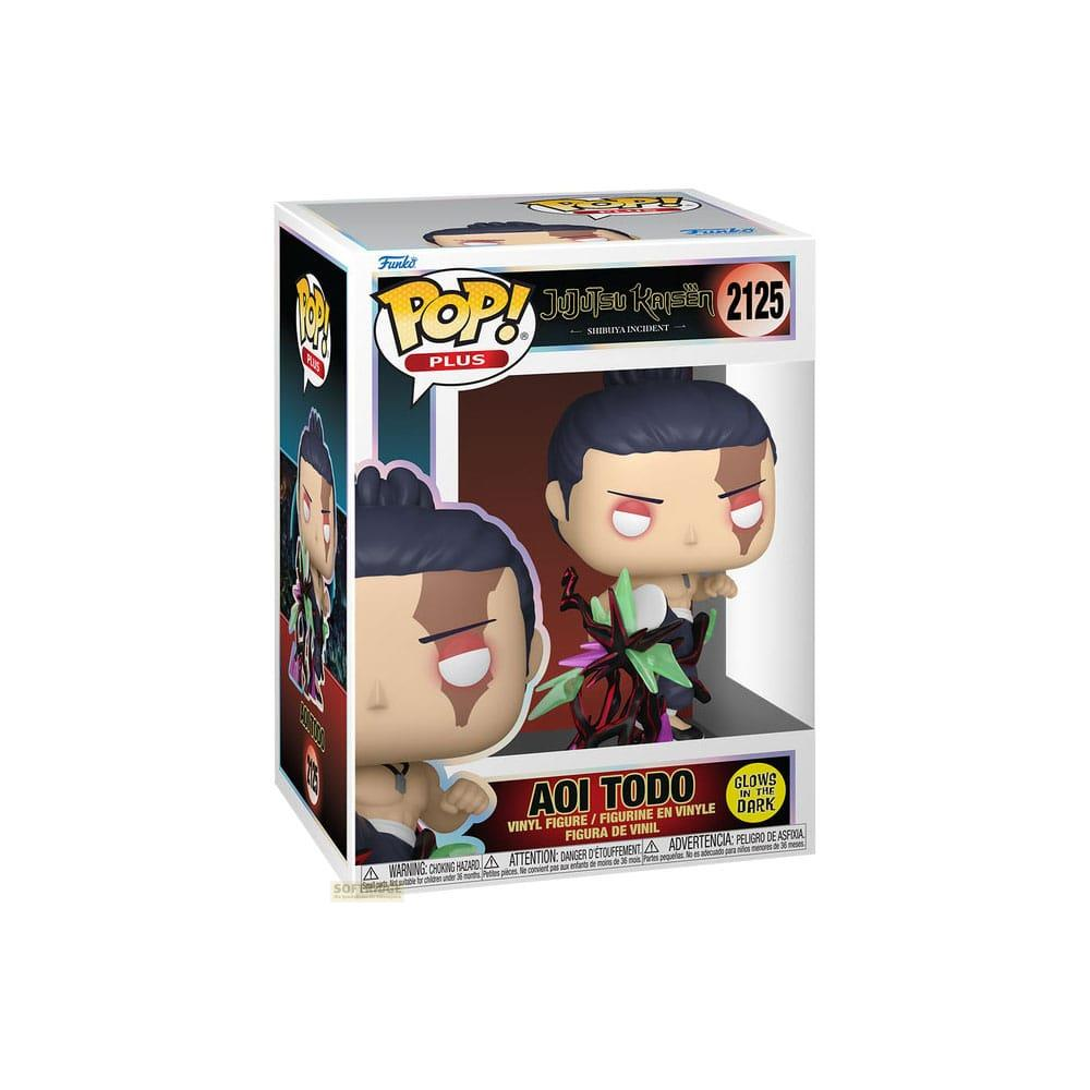 Funko Pop! Vinylfigur von Aoi Todo aus Jujutsu Kaisen, leuchtet im Dunkeln.