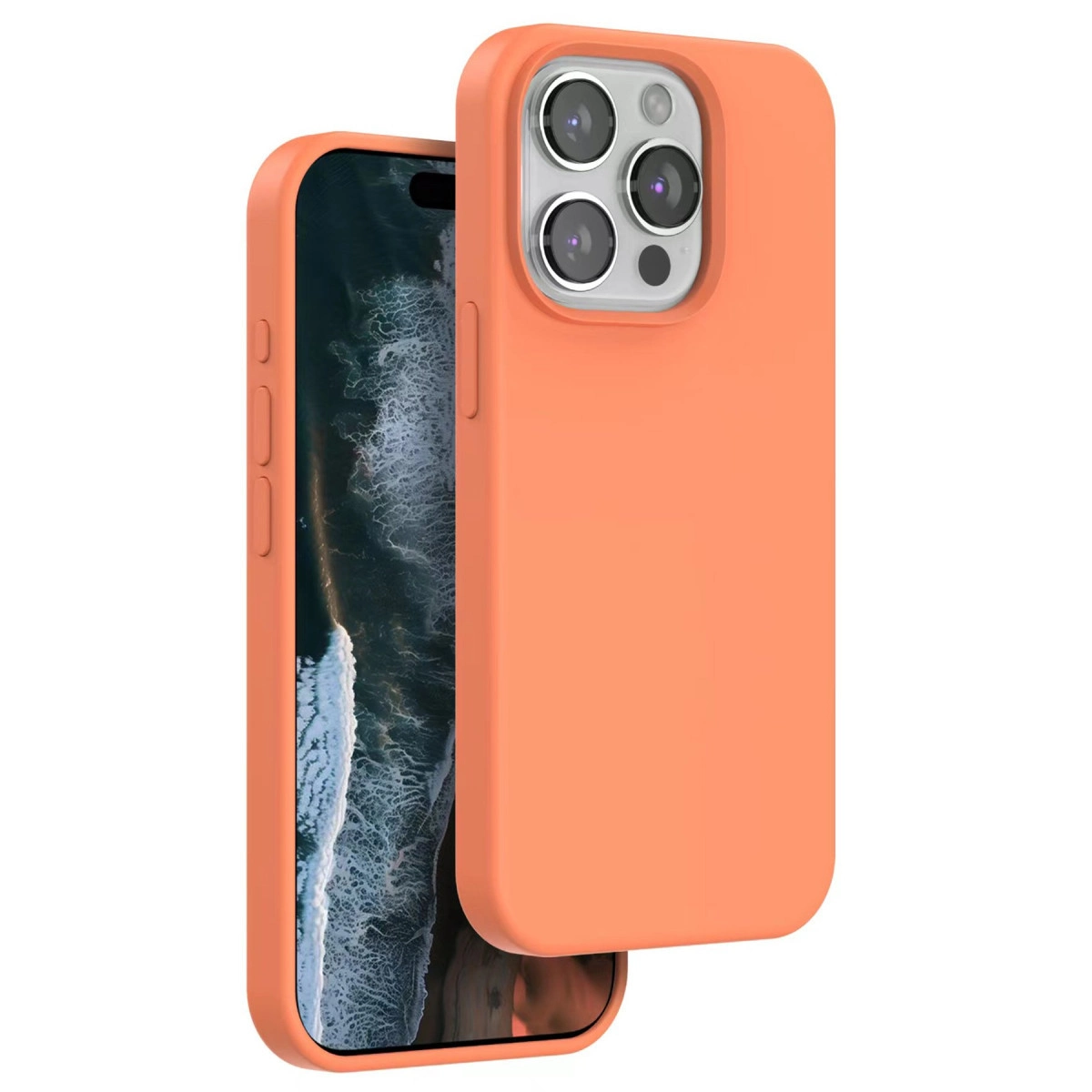 NEWFACE iPhone 14 Pro Uyumlu Home Magsafe Telefon Kılıfı Turuncu