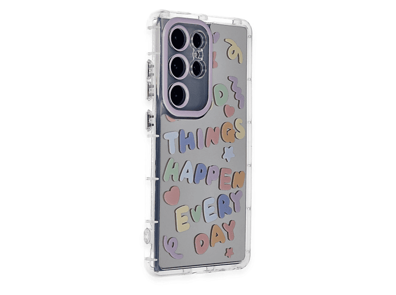 NEWFACE Samsung Galaxy S23 Ultra Uyumlu Reflexion Desenli Telefon Kılıfı Çok Renkli