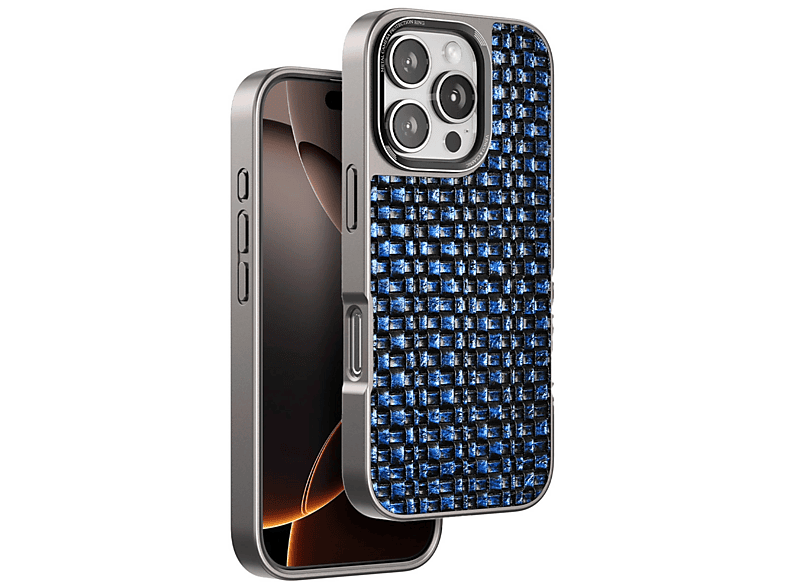 NEWFACE iPhone 16 Pro Uyumlu Brand Telefon Kılıfı Lacivert