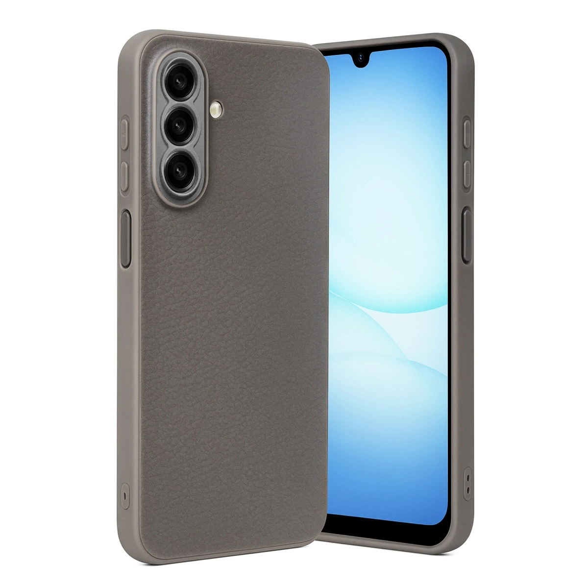 NEWFACE Samsung Galaxy A37 5G Uyumlu Thermax Silikon Telefon Kılıfı Gri