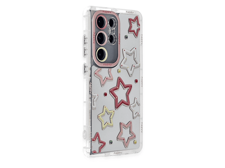 NEWFACE Samsung Galaxy S23 Ultra Uyumlu Reflexion Desenli Telefon Kılıfı Çok Renkli