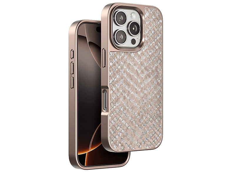 NEWFACE iPhone 16 Pro Max Uyumlu Viper Kapak Telefon Kılıfı Titan Gri