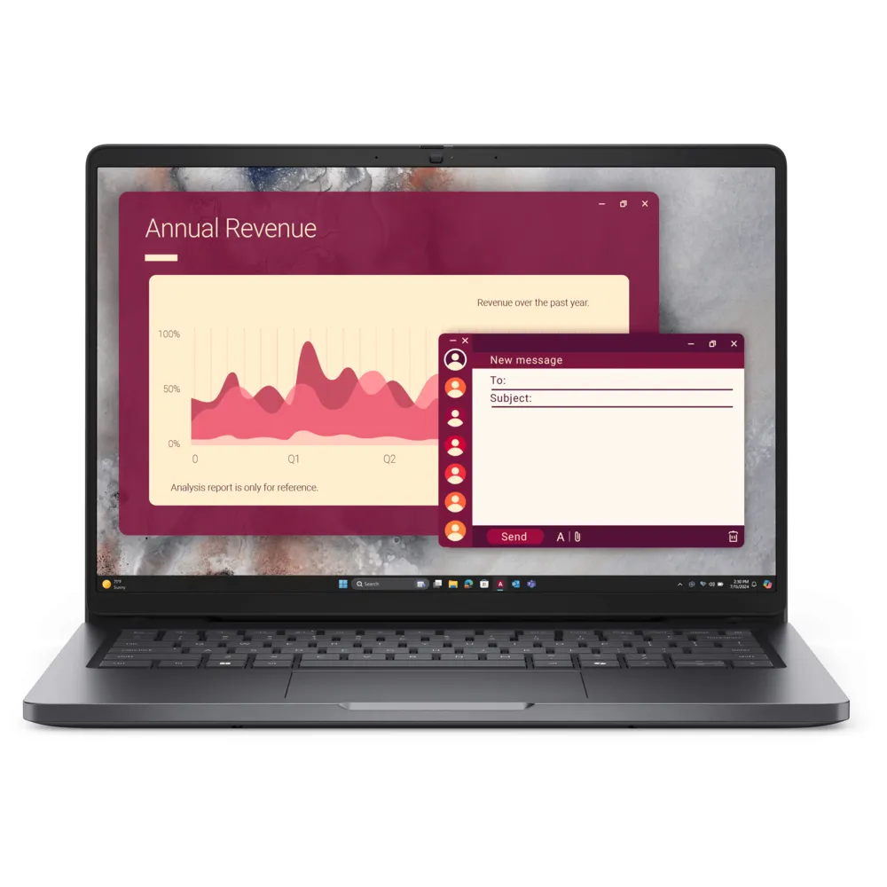 DELL Pro 14 PC14250 FHD+ BTO010 Intel Core 5 120U 32 GB RAM 1 TB SSD 14 inç Windows 11 Pro Laptop Gri