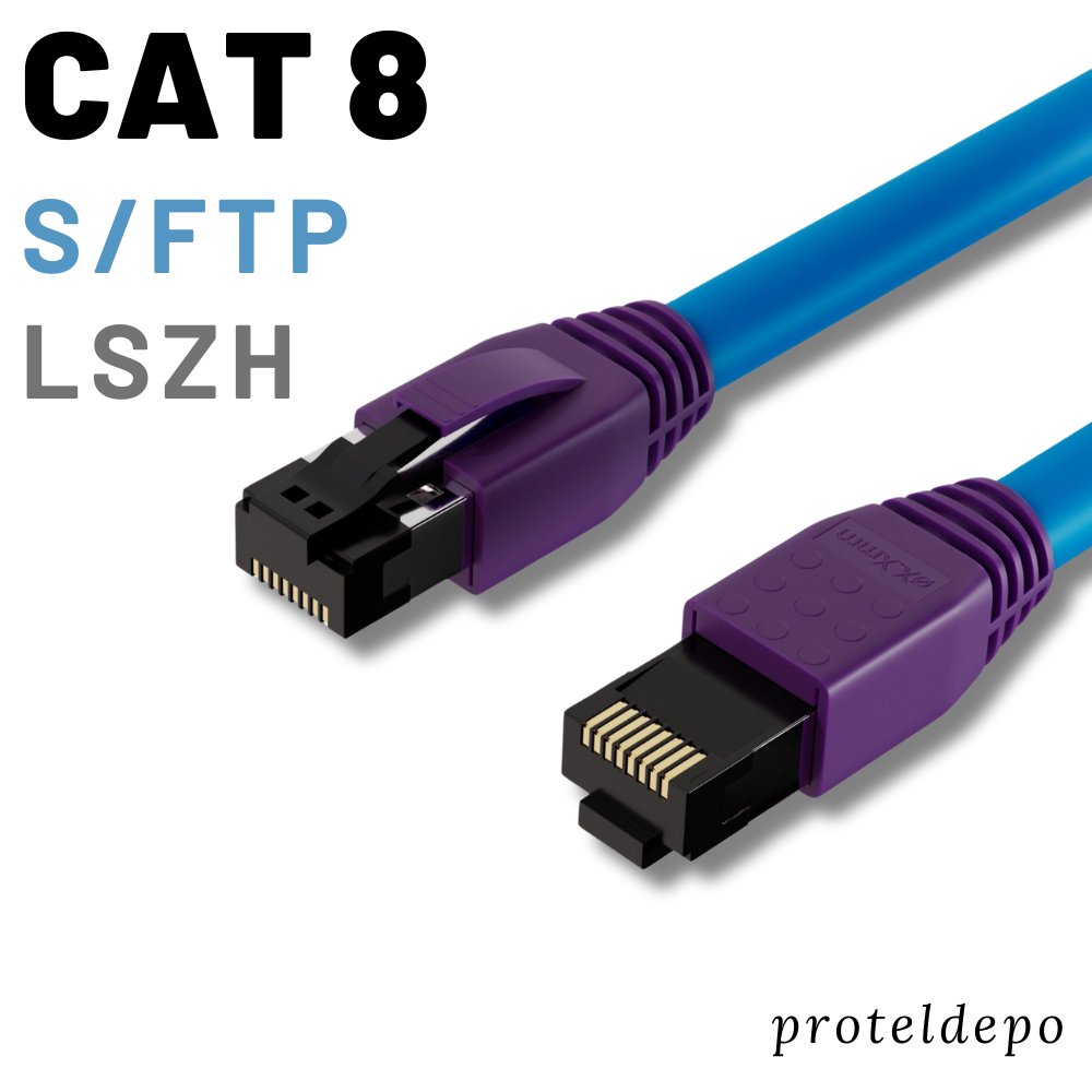 IRENIS Cat8 S/FTP LSZH Network LAN Ethernet Ağ Kablosu