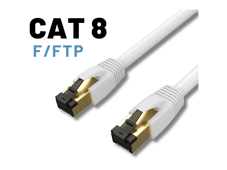 IRENIS 1 m Cat8 F/FTP LSZH Network Lan Ağ Ethernet Kablosu